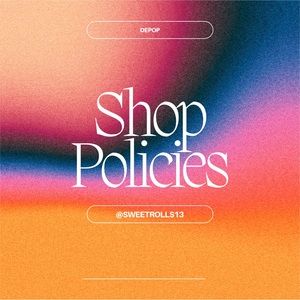 shop policies